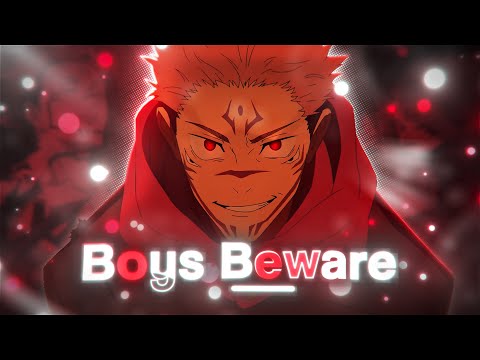 Sukuna 🔥 - Boys Beware [Edit/AMV] 4K!