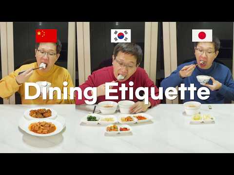 Korea vs Japan vs China⎪Dining Etiquette War⎪The Only Video You Need
