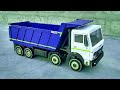 How To Make RC Tata Tipper Truck From Cardboard Homemade Rc Tata HYVA LPK 3118 Tipper Dump Truck