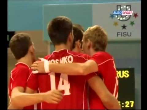2011 Shenzhen World Universiade Men's Volleyball Semifinal - Russia vs Brazil