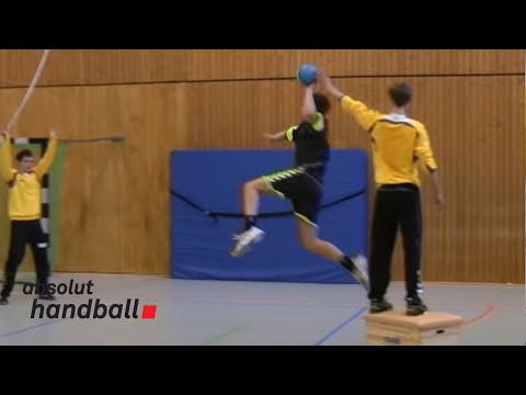 Teamhandball training for wingman