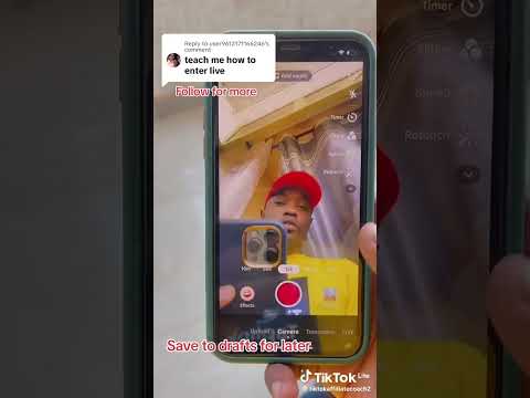 HOW TO GO LIVE ON TIKTOK USING YOUR PHONE