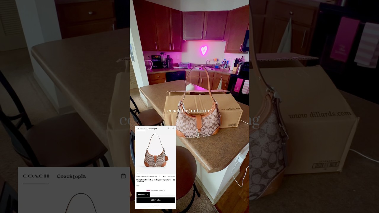 ‼️🚨🔔 New Coach Bag Unboxing