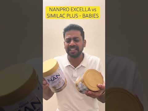 NANPRO EXCELLA vs SIMILAC PLUS - BABIES 👶 #india #babyfood #babies