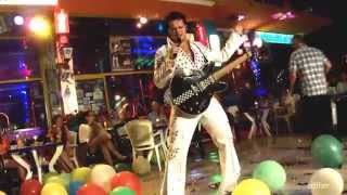 preview picture of video 'GOLDEN BEACH BAR Moraitika - Corfu, ELVIS PRESLEY Live show, 2013-07-02_1'