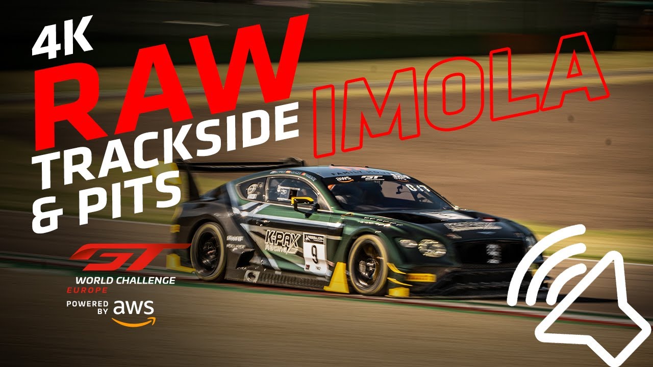 4K RAW GT3 TRACKSIDE & PITS - IMOLA (no music)