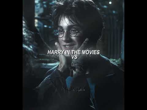 harry in the movies vs the books ❤ ||  #harrypotter #edit #danielradcliffe #tomatoma #fyp