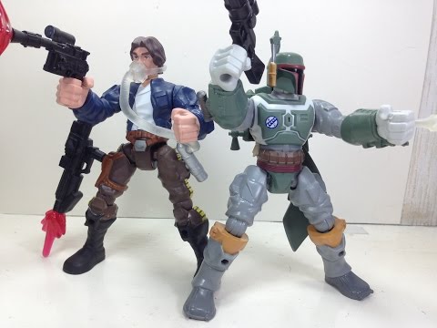 Star Wars Hero Mashers Han Solo VS Boba Fett Review