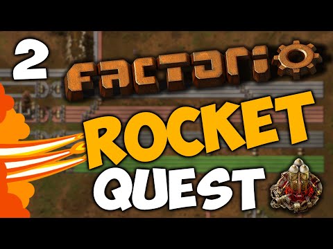HAPPY LITTLE TREES! Factorio - Let's Play: RocketQuest #2