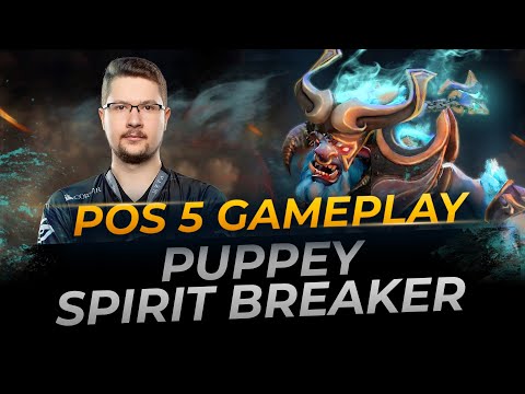 Puppey plays Spirit Breaker Pos 5 | Full Gameplay Dota 2 Replay