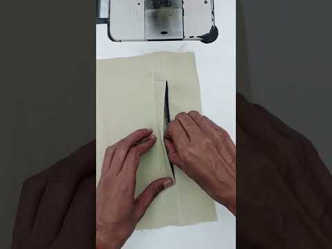 Sewing a Single Bone Pocket Zip: Easy DIY Tutorial"