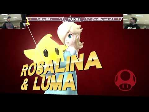 YQR#2 Smash 4 Amateur - WaffleJunkie (Rosalina) vs SpikeyMike (Cloud, Mario)