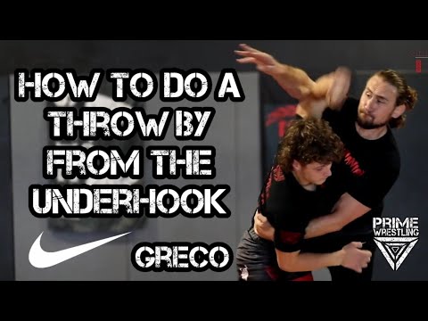 How to do a THROW BY from an Underhook in Greco-Roman Wrestling - Throw By Set Up in the Clinch
