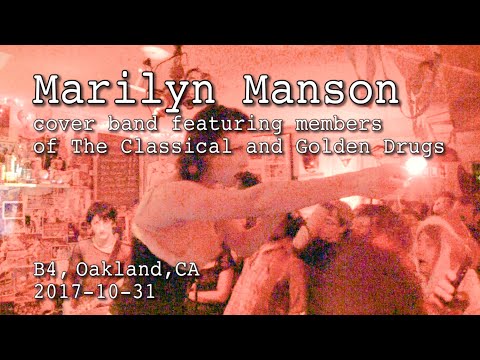 Marilyn Manson cover band 2017-10-31 at B4, Oakland, CA