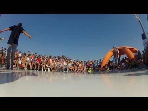 Esposende Street Battle 2013 - Oitavos finais - Bboy Pedro (STG) vs Bboy Gabriel