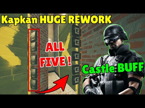NEW Castle BUFF, Kapkan REWORK, Mozzie & Aruni NERF - Rainbow Six Siege