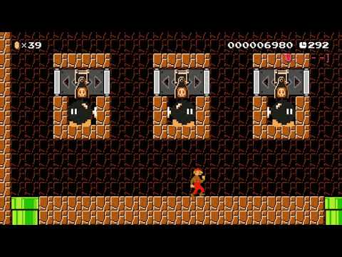 1-6 Bob-omb Buddies' Bunker ⭐️ by Myuu ⭐️ SUPER MARIO MAKER Raw GAMEPLAY