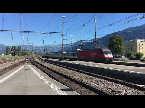 Zugbegegnungen in Sargans