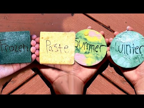 CRUSHING SOAKING FLORAL FOAM GUESS THE COLOR MOST SATISFYING VIDEO