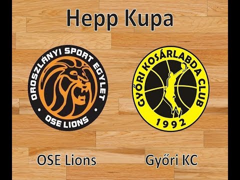 OSE Lions - Györ KC élő közvetítés
