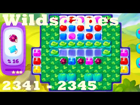 Wildscapes Level 2341 - 2345 HD Walkthrough | 3 - match game | gameplay | android | ios | pc | app