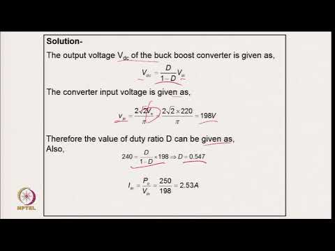 Improved Power Quality Converters- AC-DC Buck-Boost Converters (Contd.)