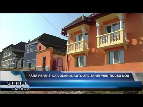 Fara permis, la volanul autoutilitarei prin Ticusu Nou