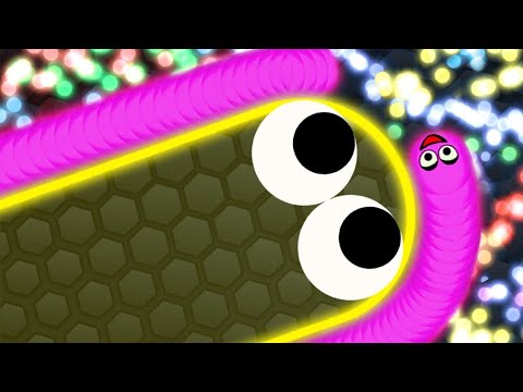Slither.io Tiny Troll Snake vs Giant Noob Snakes - Epic Slitherio Gameplay