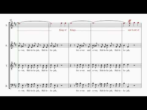 Handel's Messiah Part 44  - Hallelujah  - Soprano practice part