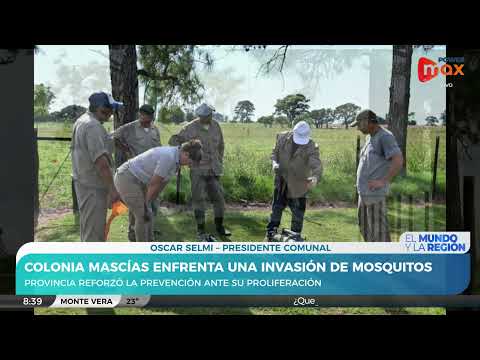 Reforzaron la prevención ante el aumento de mosquitos en Colonia Mascías | Oscar Selmi, Pdte Comunal