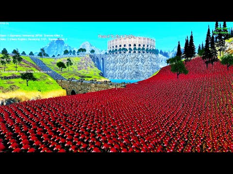 30K Spartans Vs Medieval Heroes Alliance - Ultimate Epic Battle Simulator UEBS