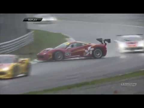 Ferrari Challenge Asia Pacific 2018. Race 1 Autodromo Nazionale Monza. Spins