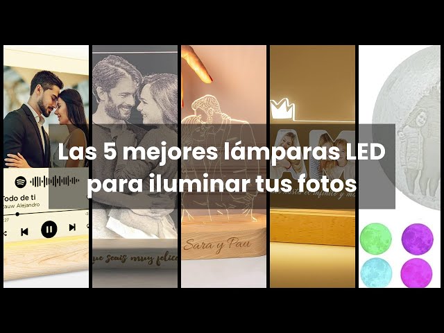 Vídeo relacionado con CrisPhy Lámpara Personalizada Collage Fotos y Textos. Luz LED para mesita de noche. Regalos Originales para Parejas, Novios. Regalos personalizados con fotos para San Valentín y Aniversario
