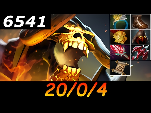 Dota 2 Clinkz 6541 MMR 20/0/4 (Kills/Deaths/Assists) Ranked Full Gameplay