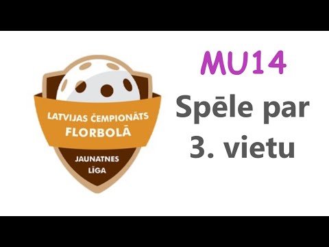 Florbols meitenes U14. Rubene - Ķekava. Spēle par trešo vietu. Rīgā, 19.04.2023.