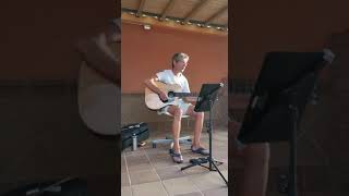 1er ensayo con público Down to the River, Darrell Scott