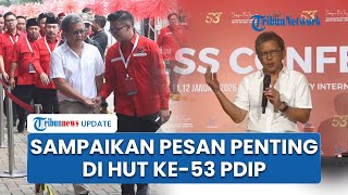 Hadir di Rakernas PDIP, Rocky Gerung Sampaikan Pesan Penting dalam Konferensi Pers HUT ke-53