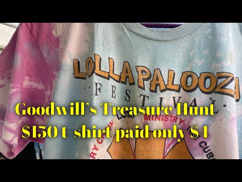 Goodwill’s Treasure Hunt: $150 t-shirt paid only $4 & more