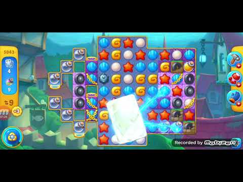 fishdom gameplay / level 5943 / It is like the ads? / thank you