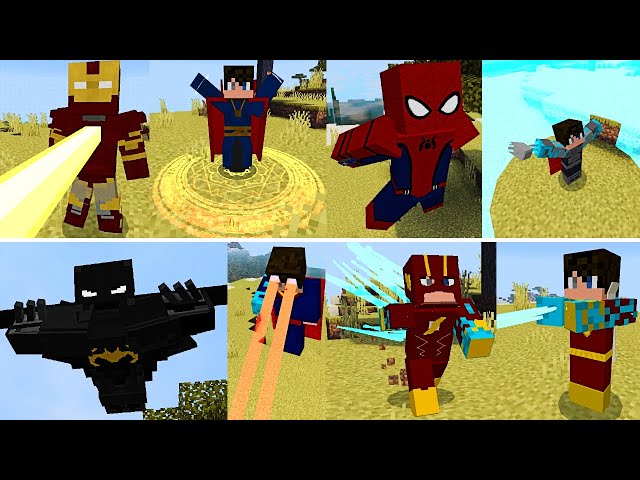 DCEU Justice League Characters In Minecraft (Legends Mod) - Epic