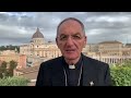 Saluto del Vescovo P. Antonio De Luca impegnato nella 'Visita ad limina Apostolorum'