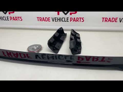 Fits BMW X6 F16 2015-2019 Front Lip Splitter Spoiler Gloss Black video