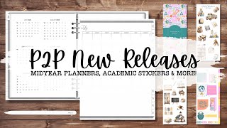 Midyear Planners, Back to School Stickers, & More! 🤩 | June 25th 2025 P2P New Releases!