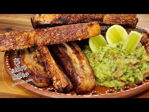 🔴¡Tienes Que Probar Esta Deliciosa Receta de Chicharrón bien Crujiente-El sabor latino