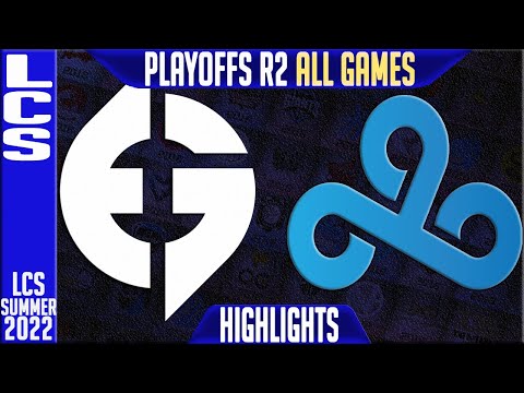 EG vs C9 Highlights ALL GAMES | LCS Playoffs Summer 2022 Round 2 Upper   | Evil Geniuses vs Cloud9