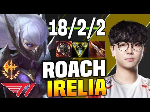 SKT T1 ROACH PICKS IRELIA TOP! - SKT T1 Roach Plays Irelia vs Lucian Top! | Season 2020 KR SoloQ