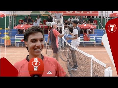 L'argentin Lucio Ratti déçu après sa défaite face à Younes Dlimi