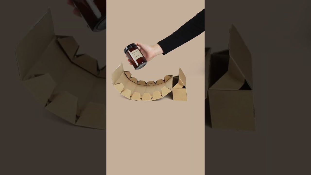 Innovative Packaging Solution for Fragile items | No bubble wrap or void fill #sustainablepackaging