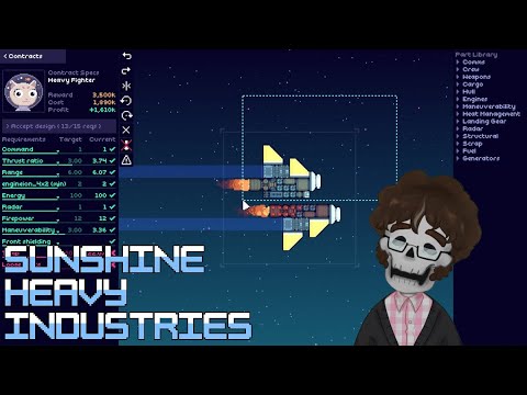 【Sunshine Heavy Industries #3】Let's Build a Spaceship! #skeletom #vtuber