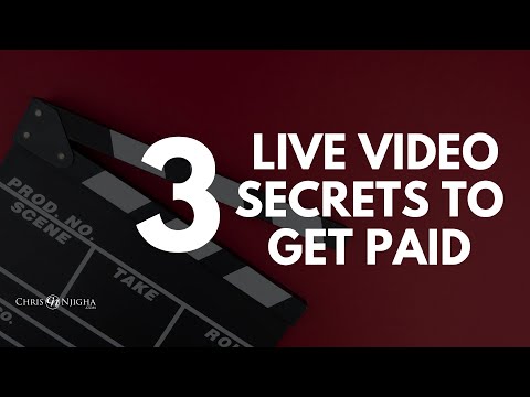 Go Live On YouTube And Facebook And These 3 Secrets Will Pay You! Video